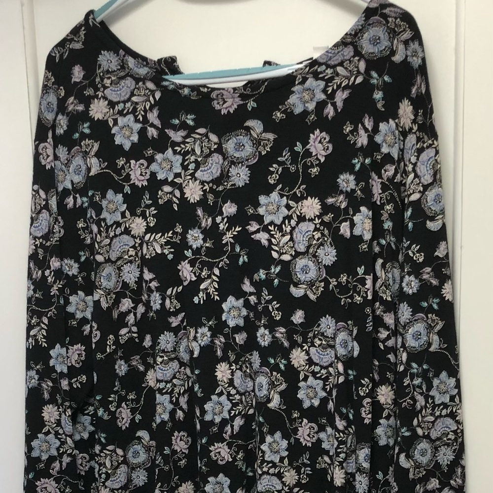 EUC J.Jill◾️Black w Elegant Floral🌸🌼🌺 Design 3…